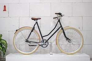 Vigour Matt Black – Sporty ladies city bike 7-speed – Extra Large framesize